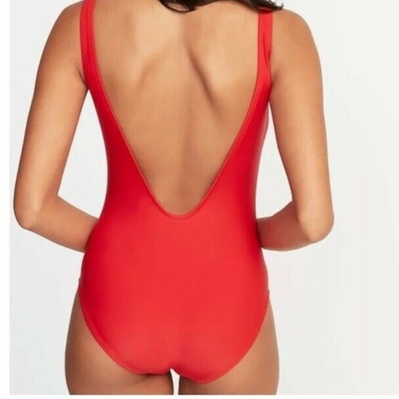 Old Navy Graphic Scoop-Back Swimsuit for Women New - Picture 4 of 5